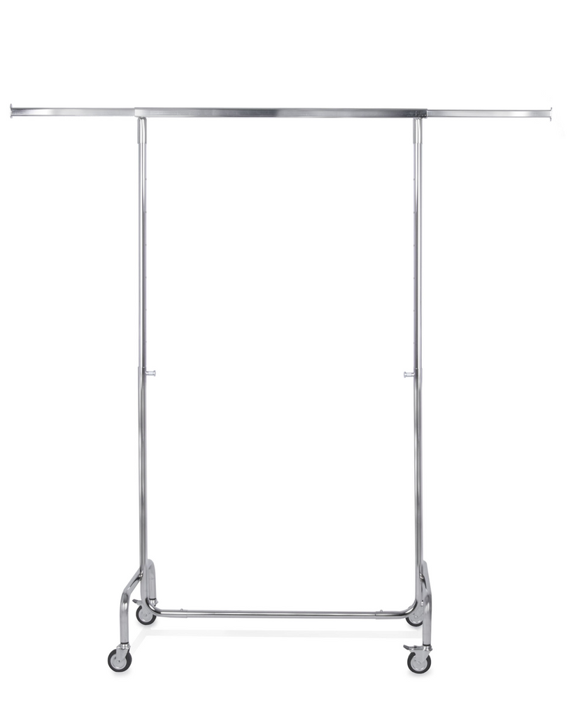 Profi-Kleiderstange / Kleiderständer rollbar, höhenverstellbar – FrauEinzelhandel GmbH